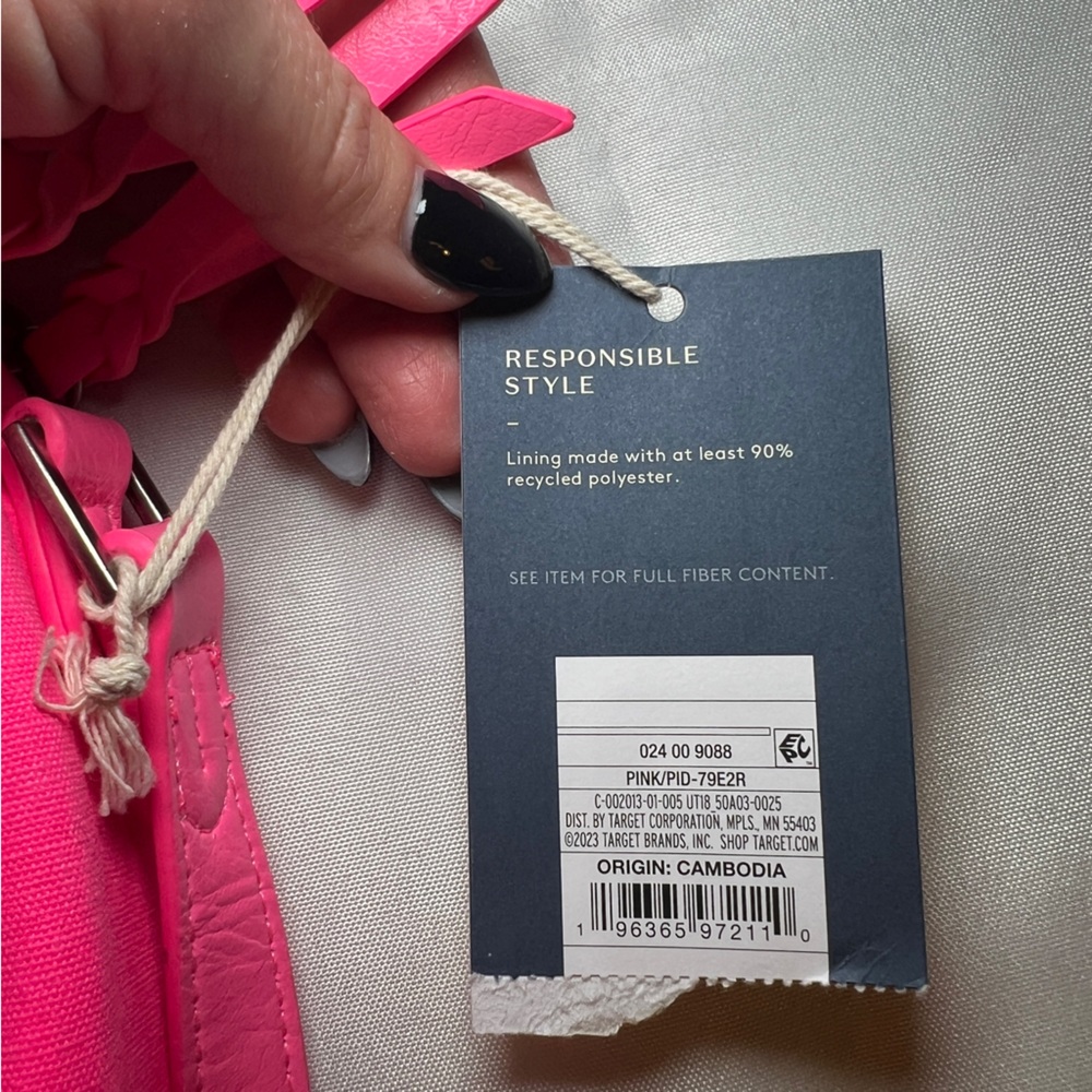 Universal Thread NWT Vibrant Pink Crossbody Bag - Picture 8 of 9